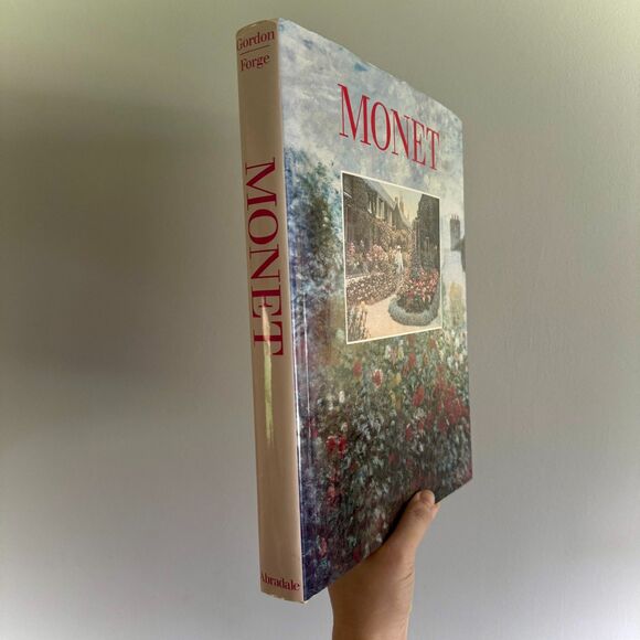 Vintage 1980s Hardcover Coffee Table Book Monet Art Design Book - Picture 2 of 16
